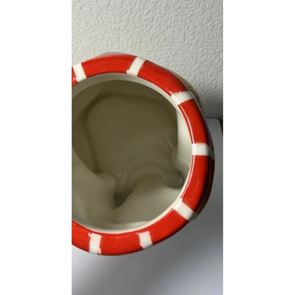 Sleigh Bell Bistro Dog Cookie Treat Jar Beagle Christmas‎ Holiday Decoration